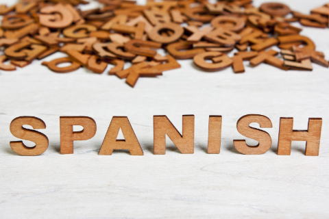 the word spanish